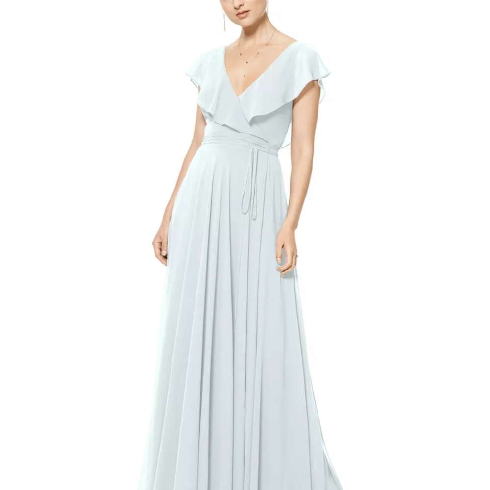Bill Levkoff Bridesmaid Dress Blue